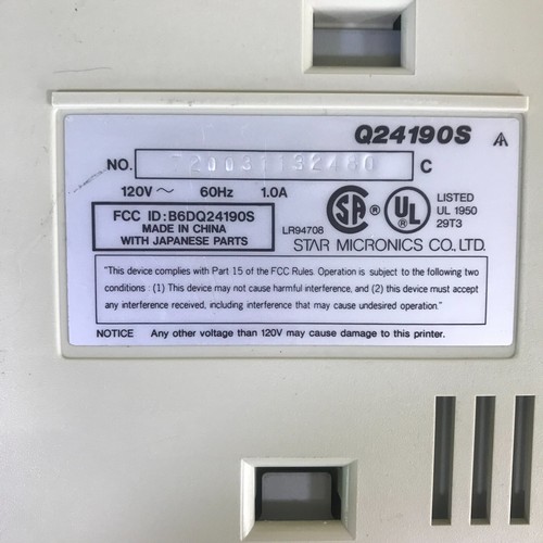 Star Micronics NX-2450 Rainbow 24-Pin Dot Matrix Color Printer (TESTED) - Bild 15 von 15