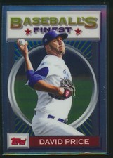 2020 Topps Baseball's Finest Flashbacks #52 David Price Los Angeles Dodgers