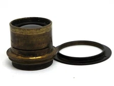 NICE ROSS LONDON 5X8 F8 Rapid Symmetrical brass lens large format SN 30272