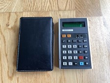 Triumph 81 S Vintage Pocket Calculator 1970’s 1980’s with Case