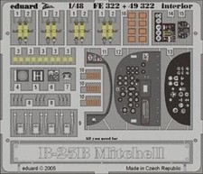 eduard 49322 x 1/48 Aircraft- B-25B Mitchell Interior for Accurate Miniatures