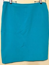 Career Work Office Green pencil Skirt Size 10 strsight lined