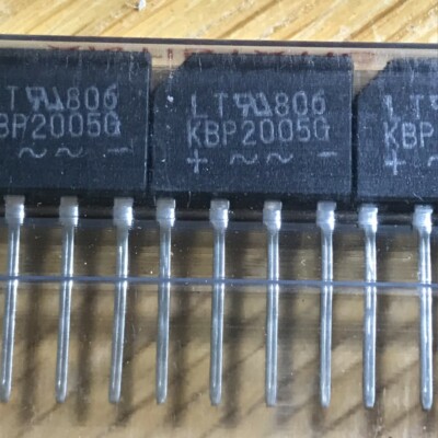 35 pieces of Diode bridges KBP2005G in a tube , 2 amp, 50 V