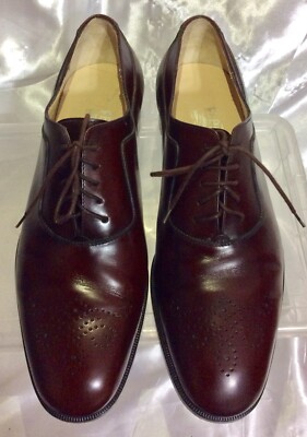 Salvatore Ferragamo Lavorazione Originale Italy Brown Leather