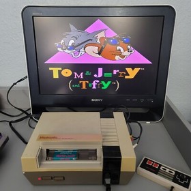 4 Nintendo NES Games: Tom & Jerry, Little Nemo, Disney Adventures, Sesame Street