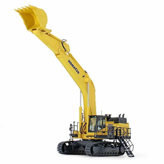 Komatsu PC1250-11 Mining Excavator with Bucket - Yellow NZG Komatsu PC1250-11 Mining Excavator with Bucket - Yellow NZG