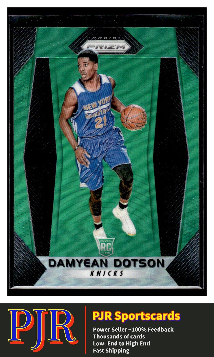 2017 Panini Prizm #272 Damyean Dotson New York Knicks  Prizms Green
