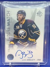 2016-17 Upper Deck SP Authentic Future Watch Justin Bailey / 999 Buffalo Sabres 