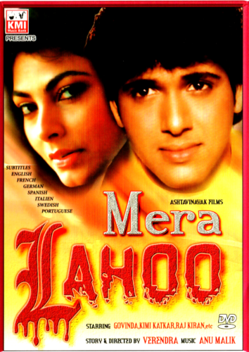 Mera Lahoo - Govinda,Kimi Katkar - Nuevo Raro Kmi Bollywood DVD - Multi - Zdjęcie 1 z 2