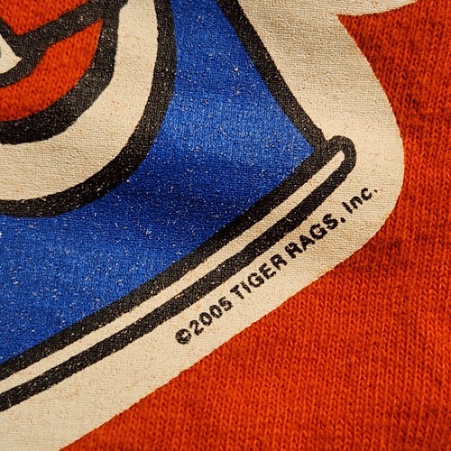 Vintage Auburn Tigers Vs Georgia Tech SEC Football T Shirt 2005 Tiger Rags L AU - Picture 6 of 7