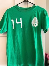 Chicharito 14 Mexico Green Shirt Soccer Football Small