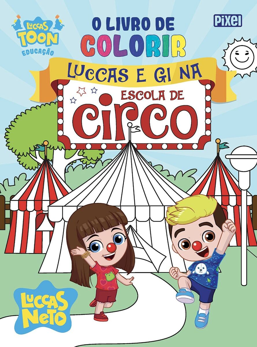 Livro de colorir Os Aventureiros - Luccas Neto Colouring Book : :  Books