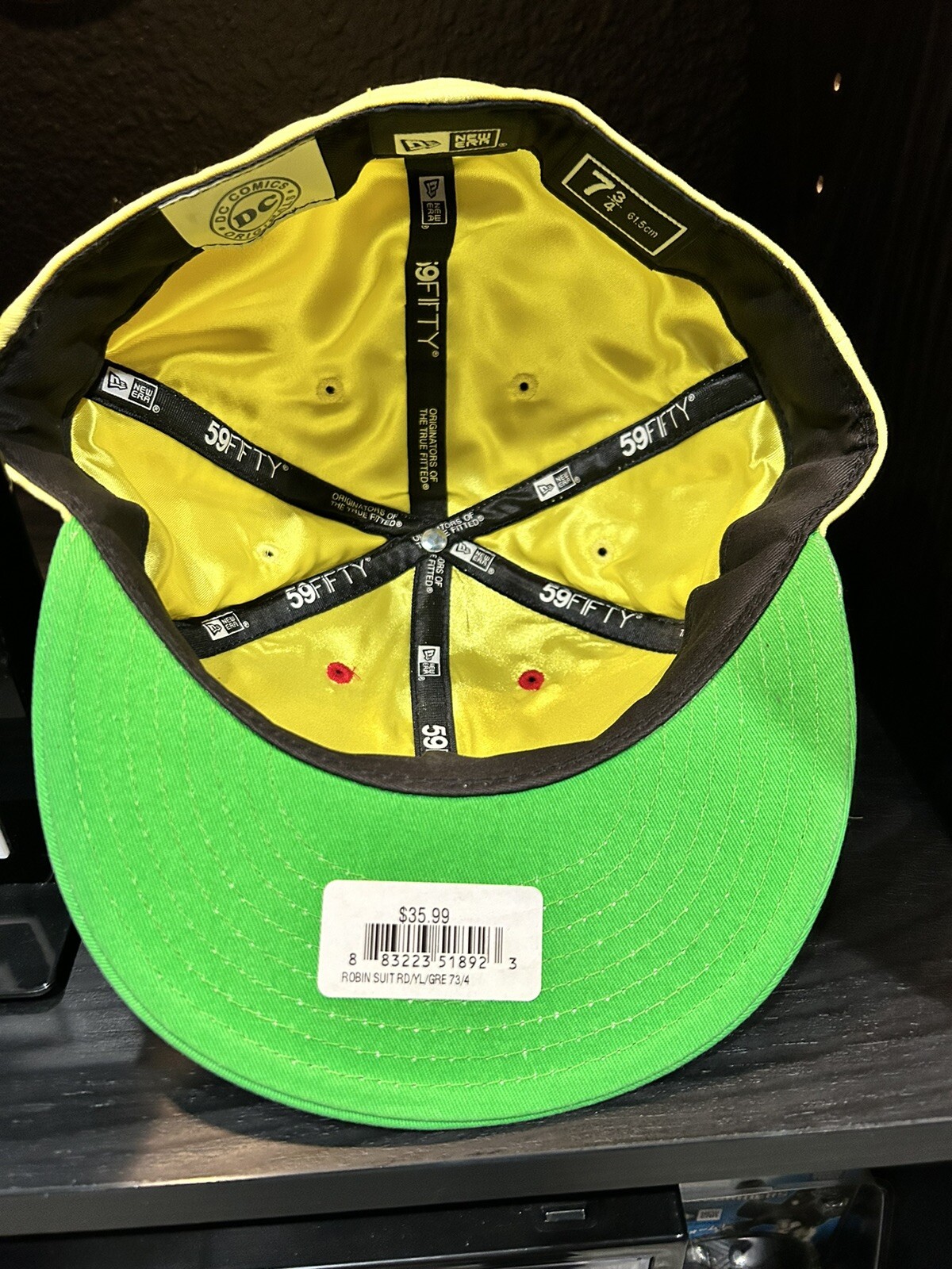 New Era Robin Suit Batman Comics Rare 59FIFTY Fitted Hat 7 3/4 eBay