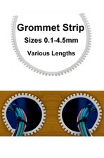 Quality Flexible Grommet Strip For Panel Electrical Protection Serrated Edging