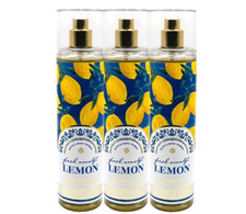 3 BATH BODY WORKS FRESH AMALFI LEMON FINE FRAGRANCE MIST BODY 8 FL OZ NEW