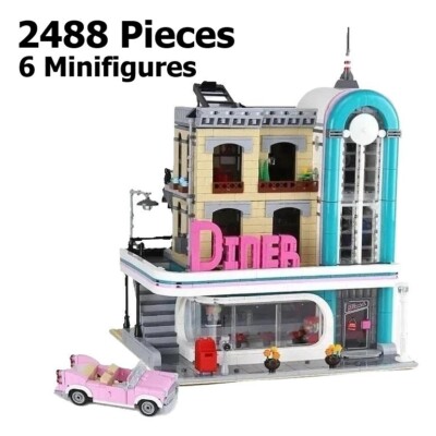 Building Blocks The Downtown Diner 2488pcs 10260 UK