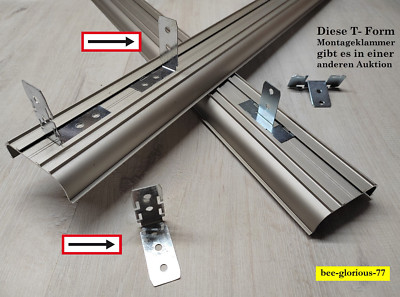 Stahlklammer Winkel Griffmulde Griffleiste Grifflosküche Alno SieMatic Rotpunkt 