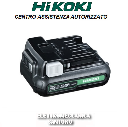 BATTERIA A LITIO BSL1225M VOLT 12 Ah 2,5 CON INDICATORE DI CARICA HIKOKI HITACHI - Imagen 1 de 1