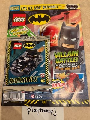LEGO DC Super Heroes UK Batman Comic #19 w/ Batmobile 212219 (SEALED)