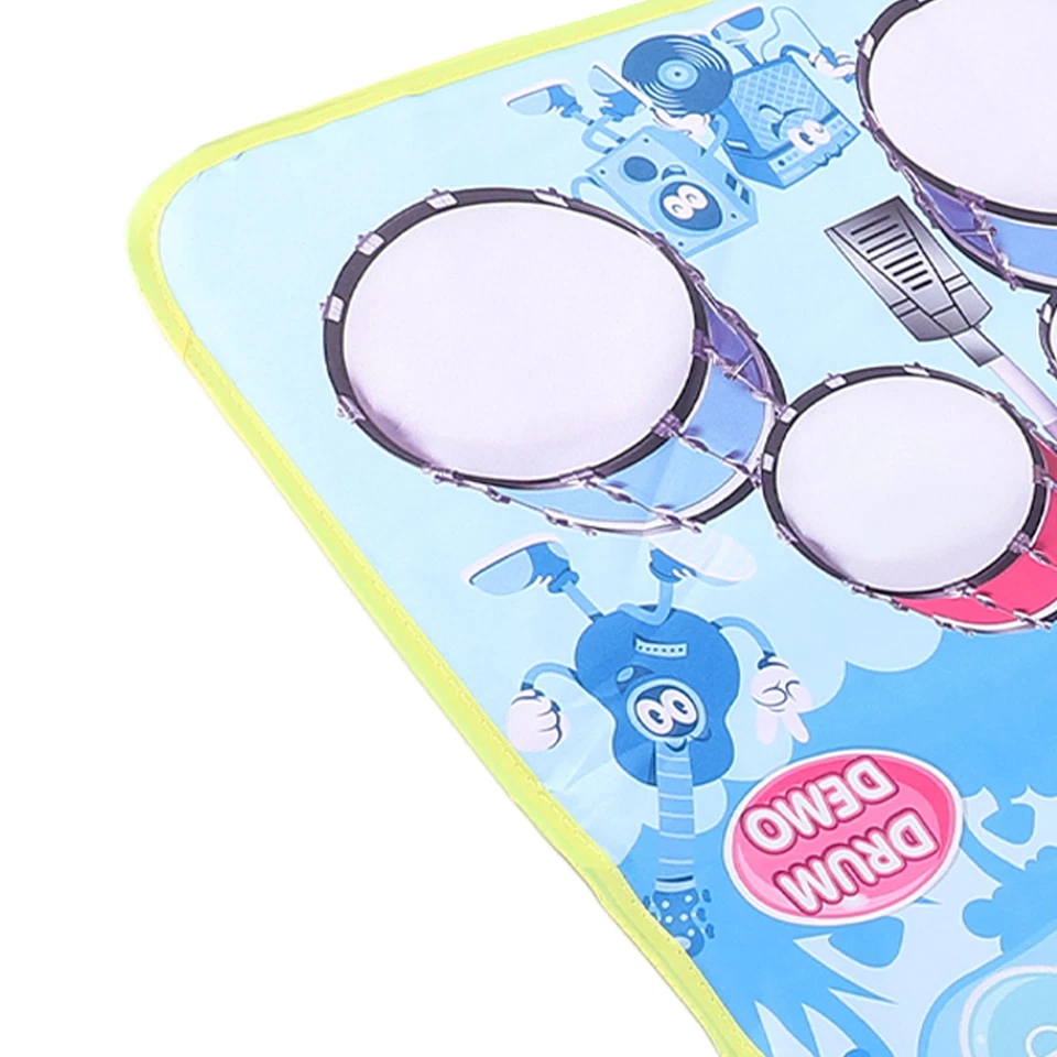 Piano Music Mat Floor Keyboard Dance Mat Playmat Carpet Supply(Blue) Spare - Image 2 of 4