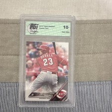 2016 Topps Adam Duvall Rookie PGI 10 #584 Cincinnati Reds Baseball Card. rookie card picture