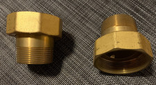 Anschlussverschraubung 11/2" AG x 2" IG Überwurf flachdichtend ohne Dichtung