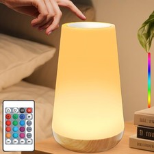 Night Light for Baby Nursery, 13 Colors Changing Touch Dimmable Night Lamp wi...