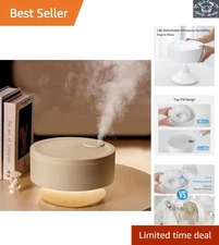 Elegant 360° Rotating Humidifier with Color Night Light For Bedrooms & Nurseries