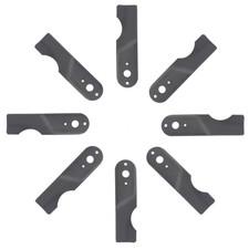 SECURA 8 Messer Set passend MTD Motec Brill Gutbrod Rasenmäher 742-0495 942-0495