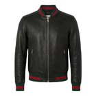 Men Black Riding Biker Cowhide Leather