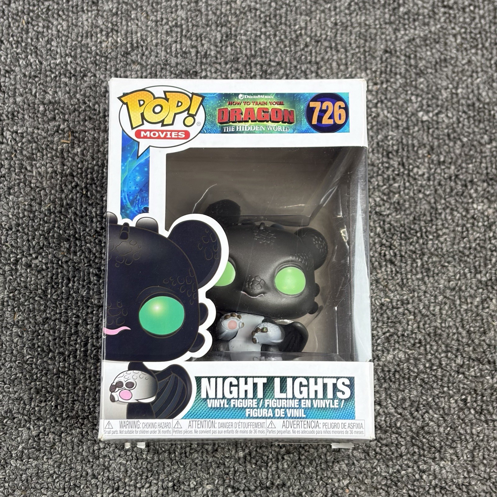 Funko Pop! Movies How To Train Your Dragon #726 Night Lights Vinyl Figure
