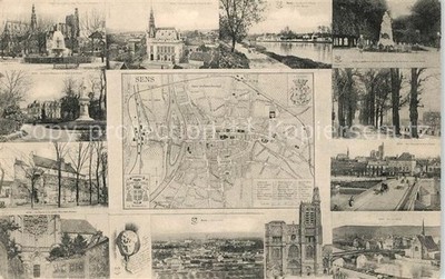 Sens 89 Vues d ensemble de la ville