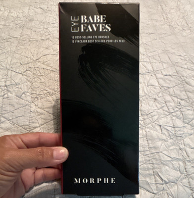 Morphe Eye Babe Faves EYE8 15-Piece Eye Brush Set Synthetic Fiber Black