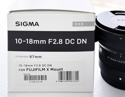 [MINT] Sigma 10-18mm f/2.8 DC DN Contemporary Lens Fuji X Mount, Original Owner