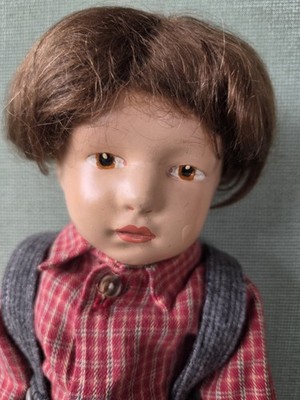 Lovely  original finish   Schoenhut  doll  403  16 tall.