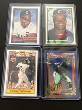 Frank Thomas Lot Of 4 Cards Including Major League Debut