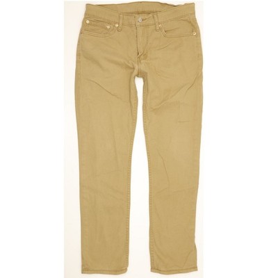 Levi's 511 Herren Beige Straight Slim Stretch Jeans W32 L30 (109400)