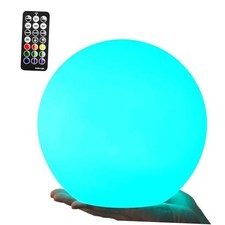 LED Night Light Ball: 16 RGB Colors and Dimmable Globe Light with 8-inch