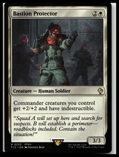 Magic: The Gathering Bastion Protector R Commander: FINAL FANTASY 233 NM