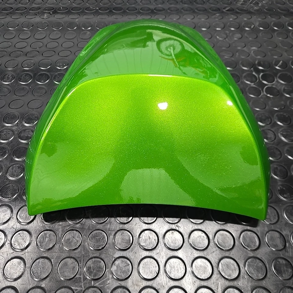 Kawasaki Ninja 650 400 2012-2016 cubierta de asiento de pasajero trasero verde Foto 4 de 4