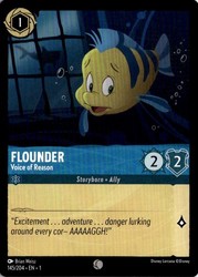 Flounder - Voice of Reason 145/204 The First Chapter Disney Lorcana