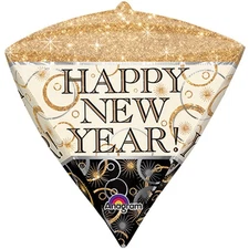 Anagram Happy New Year Sparkle Diamondz 16" Foil Balloon