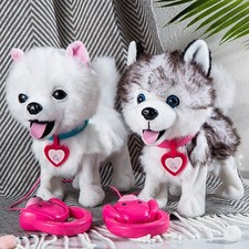 Walking / Barking Cute Puppy Pet Dog Toy with Battery Control Halloween Gift