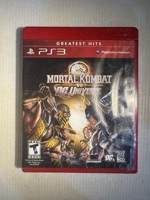 Mortal Kombat vs DC Universe (Sony PlayStation 3, 2008) PS3 Case & Game