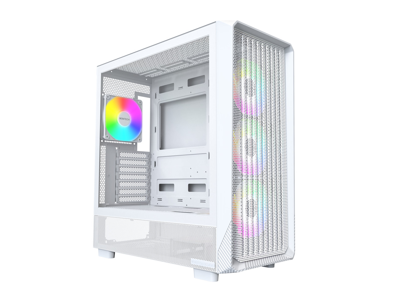 Корпус для игрового пк MONTECH X5- ATX Mid-Tower высокая пропускная способность 3x140 мм и 1x120 мм Fa 9590₽