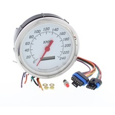 5 Inch 240 Kmh Speedometer White Programmable