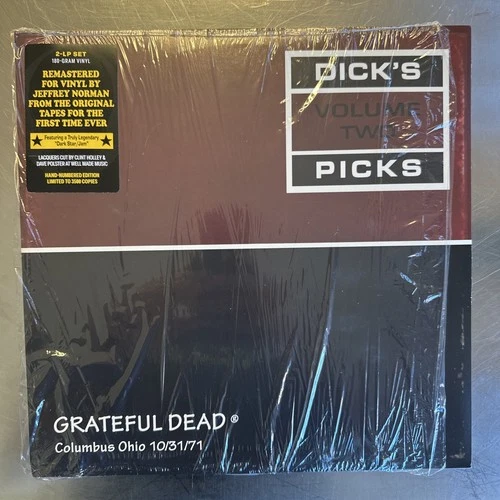 Vol. 2-Dick's Picks by Grateful Dead (Record 2023) Opened. Played Once No Marks