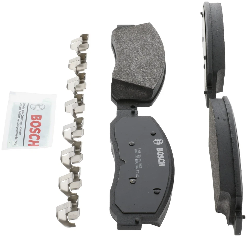 Juego de pastillas de freno de disco delanteras Bosch BP1069 para Ford F-150 F-250 F-350 F-450 2005-2012 Foto 3 de 4