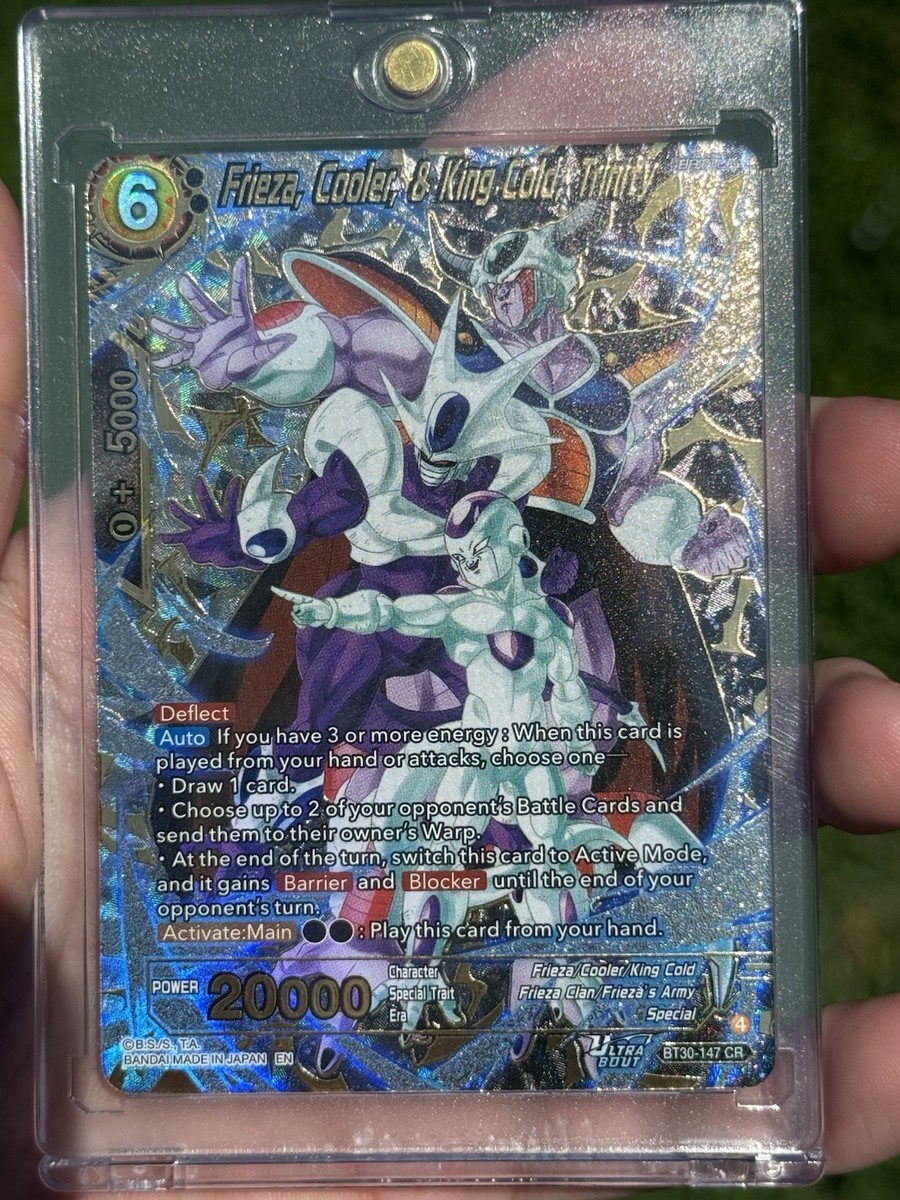 Bandai Frieza, Cooler, & King Cold, Trinity CR Holo Battle Ultra