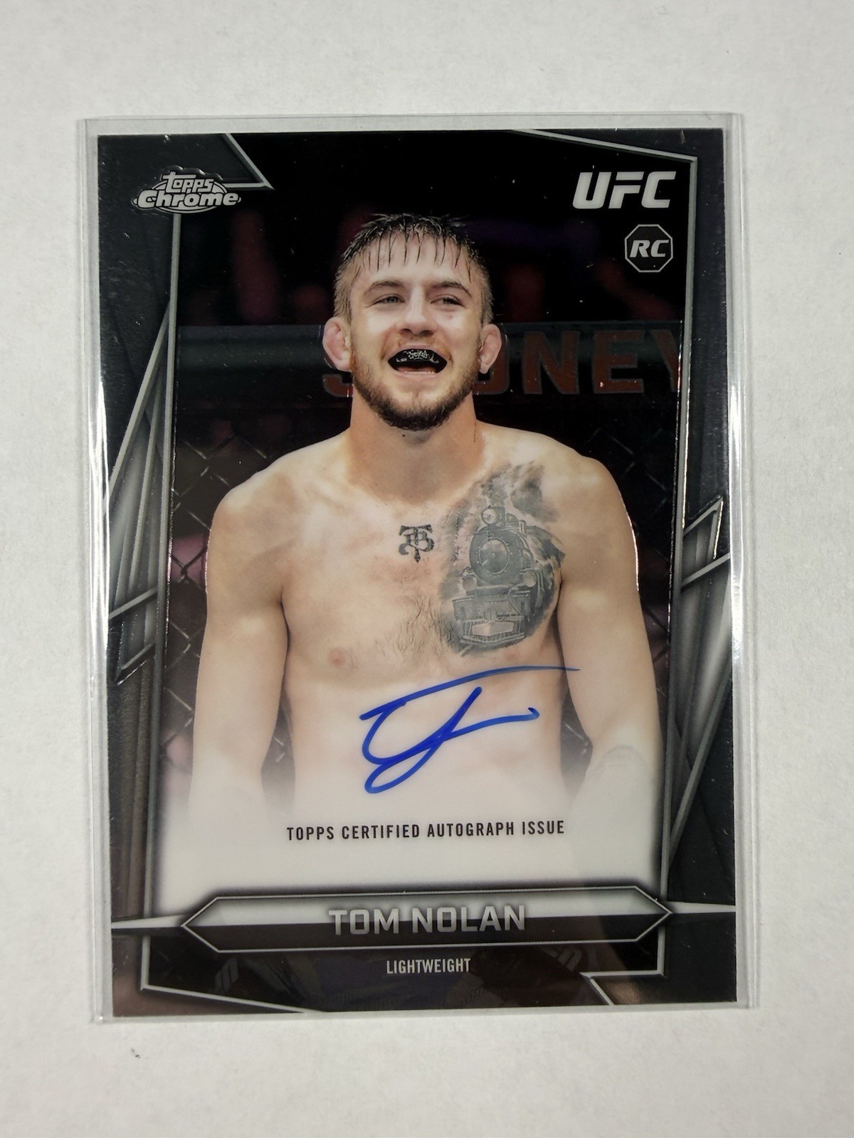 Tom Nolan #BAV-TN Ufc Cards 2026 Topps Chrome UFC Autograph trading card — raw and PSA graded price guide